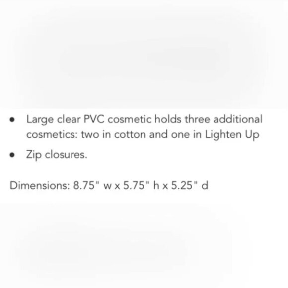 NWT Vera Bradley Lemon Grove 4-piece Cosmetics Organizer Set - Picture 2 of 6